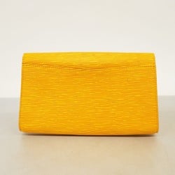 Louis Vuitton Clutch Bag Epi Art Deco M52639 Jaune Ladies