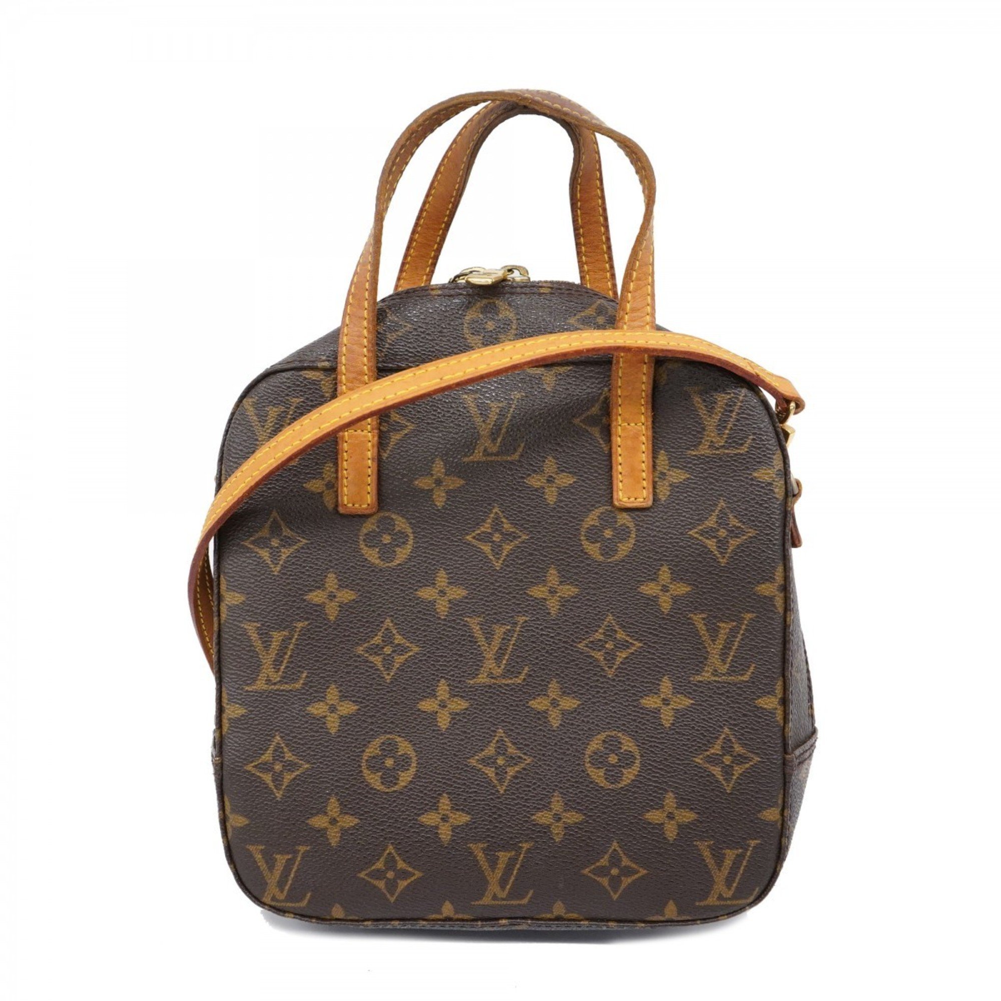 Louis Vuitton handbag Monogram Spontini M47500 brown ladies