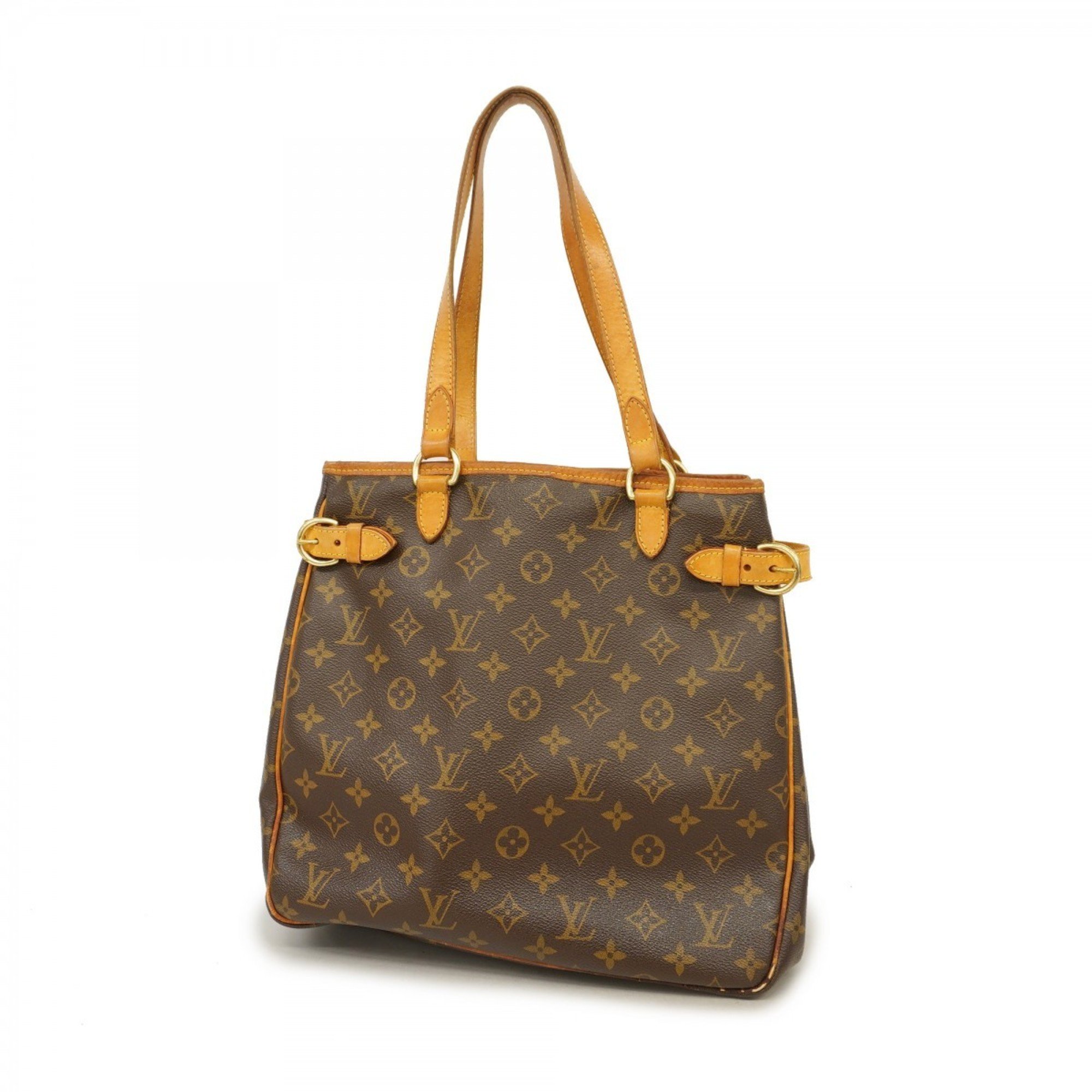 Louis Vuitton Tote Bag Monogram Batignolles Vertical M51153 Brown Women's