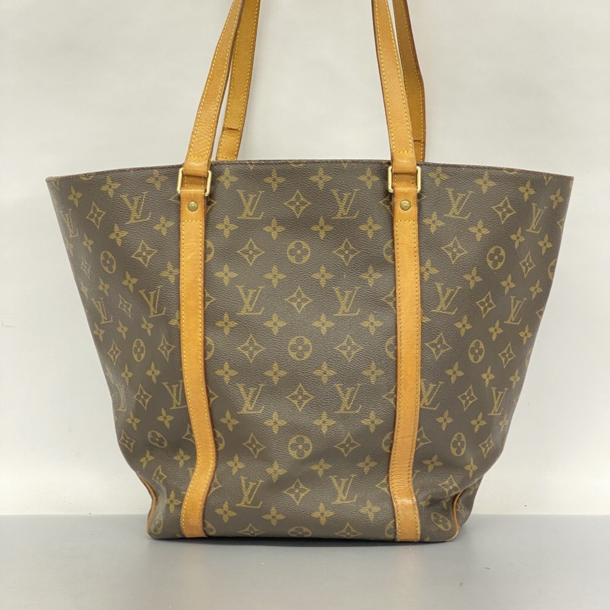 Louis Vuitton Shoulder Bag Monogram Sac M51108 Brown Ladies