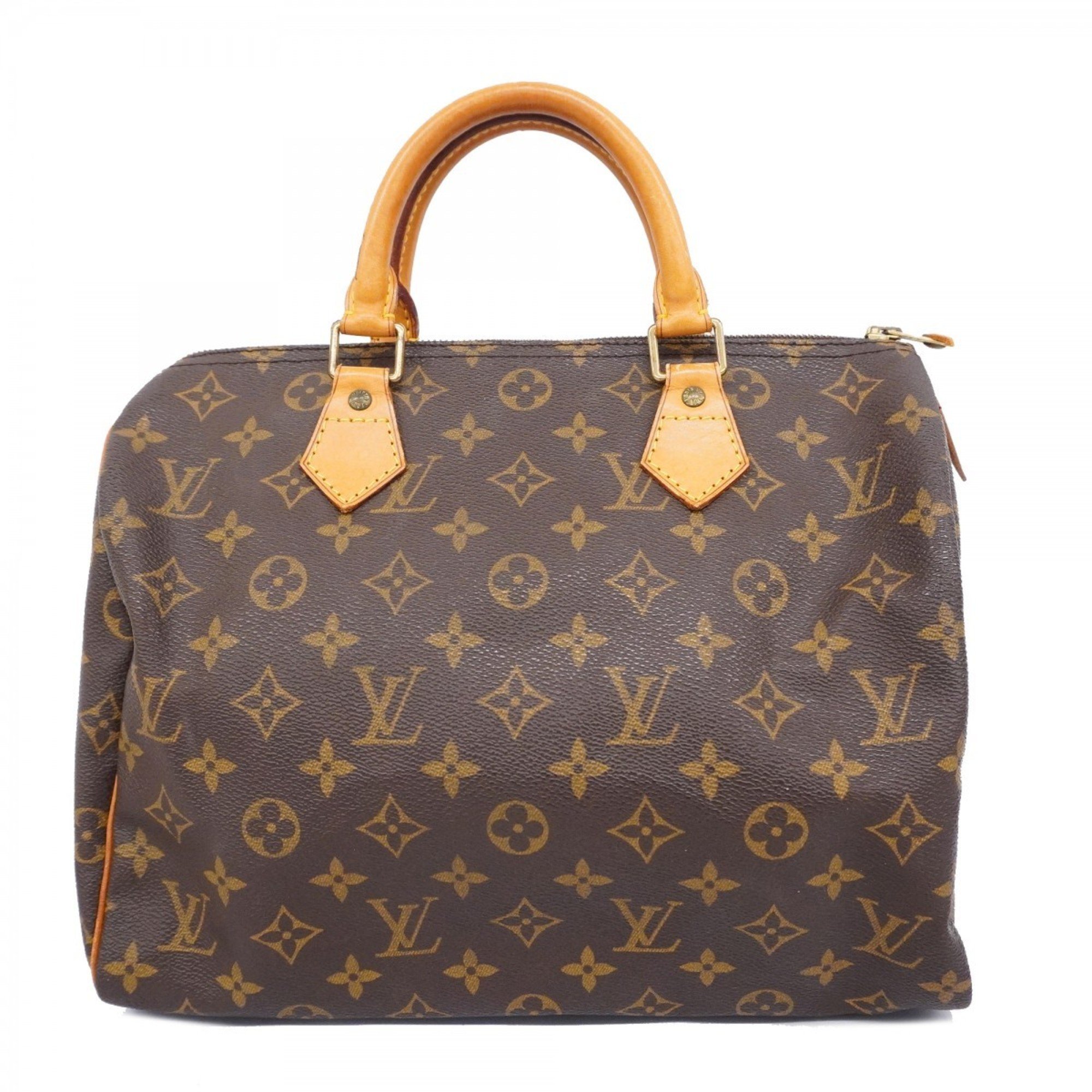 Louis Vuitton Handbag Monogram Speedy 30 M41108 Brown Ladies