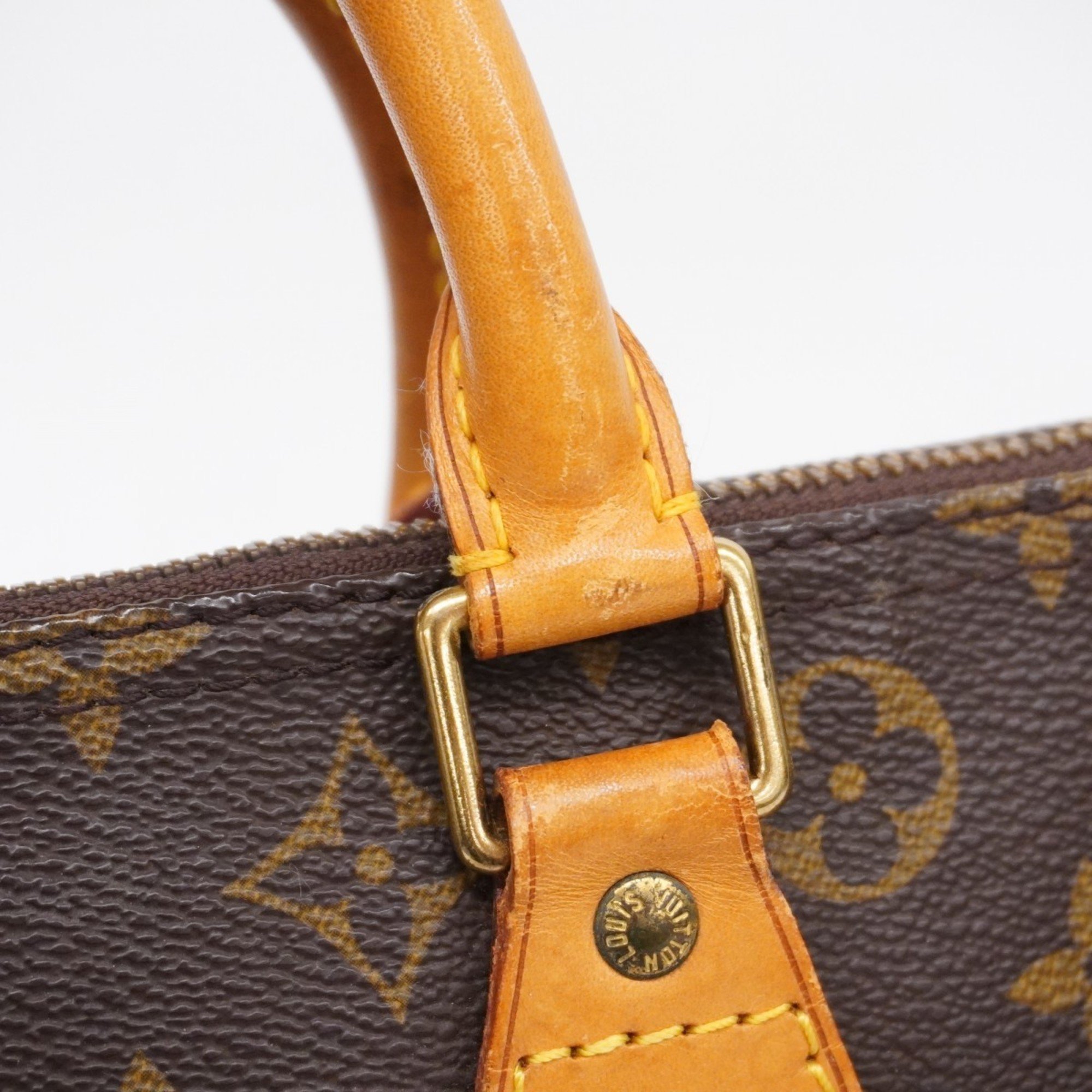 Louis Vuitton Handbag Monogram Speedy 30 M41108 Brown Ladies