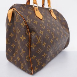 Louis Vuitton Handbag Monogram Speedy 30 M41108 Brown Ladies