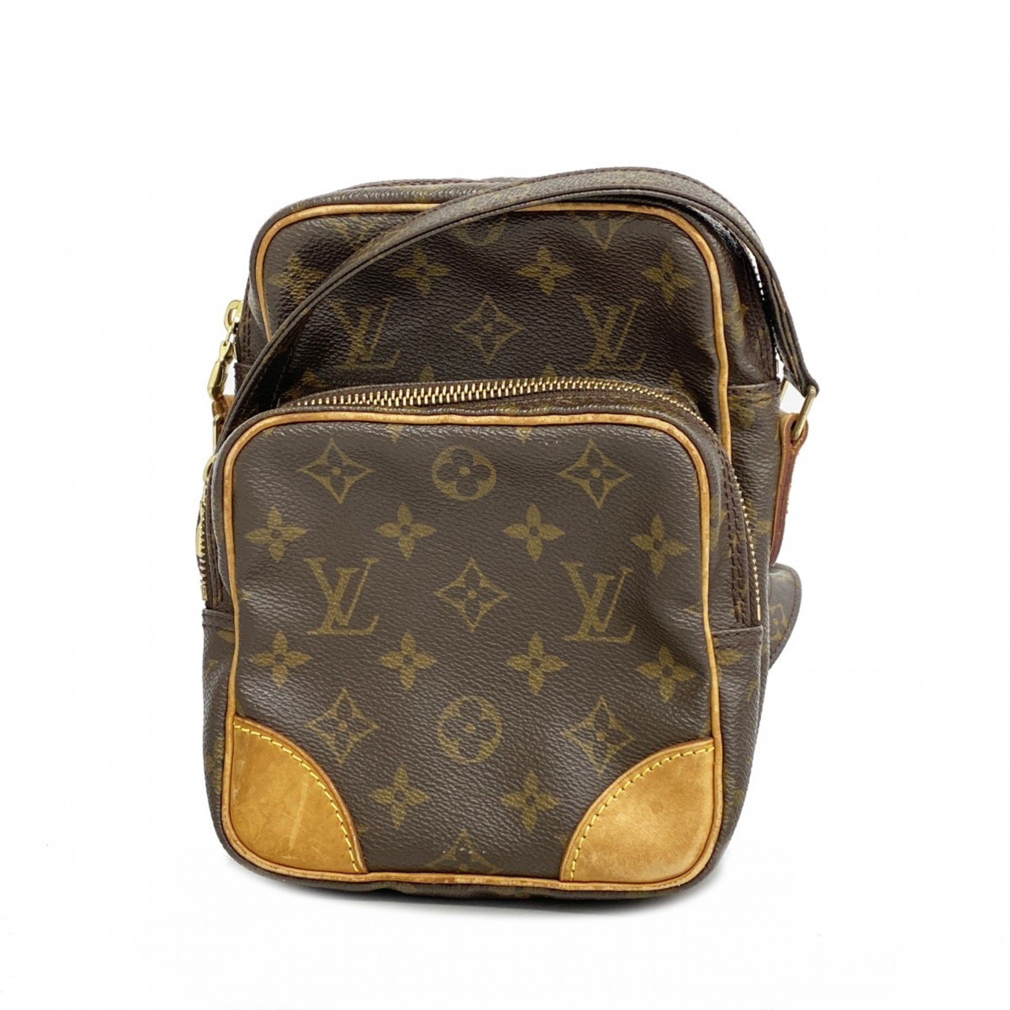 Louis Vuitton Shoulder Bag Monogram Amazon M45236 Brown Ladies