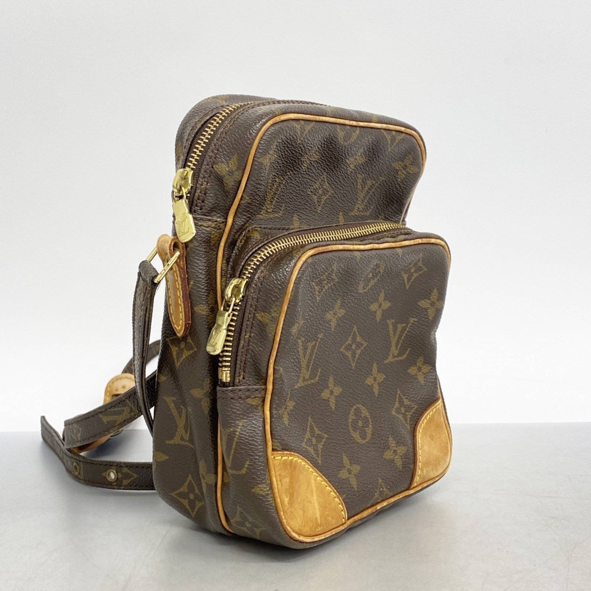 Louis Vuitton Shoulder Bag Monogram Amazon M45236 Brown Ladies