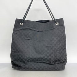 Gucci Tote Bag GG Canvas 101268 Black Women's