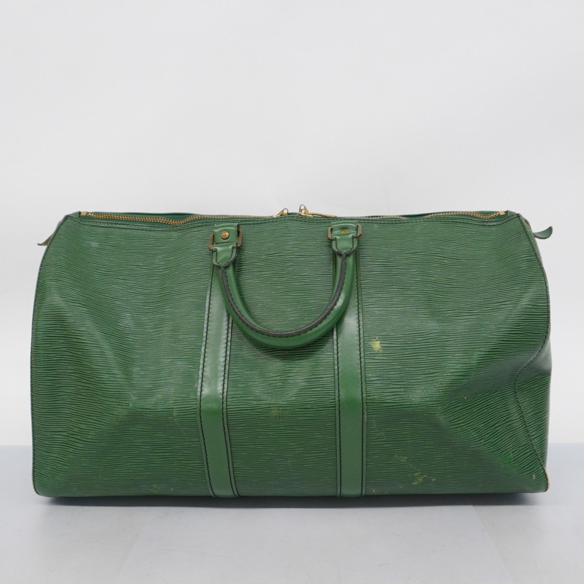 Louis Vuitton Boston Bag Epi Keepall 45 M42974 Borneo Green Men's Women's