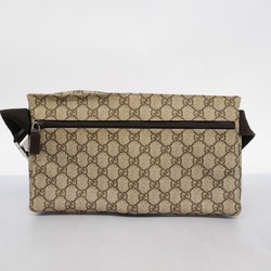 Gucci Waist Bag GG Supreme 28566 Brown Men's Women's