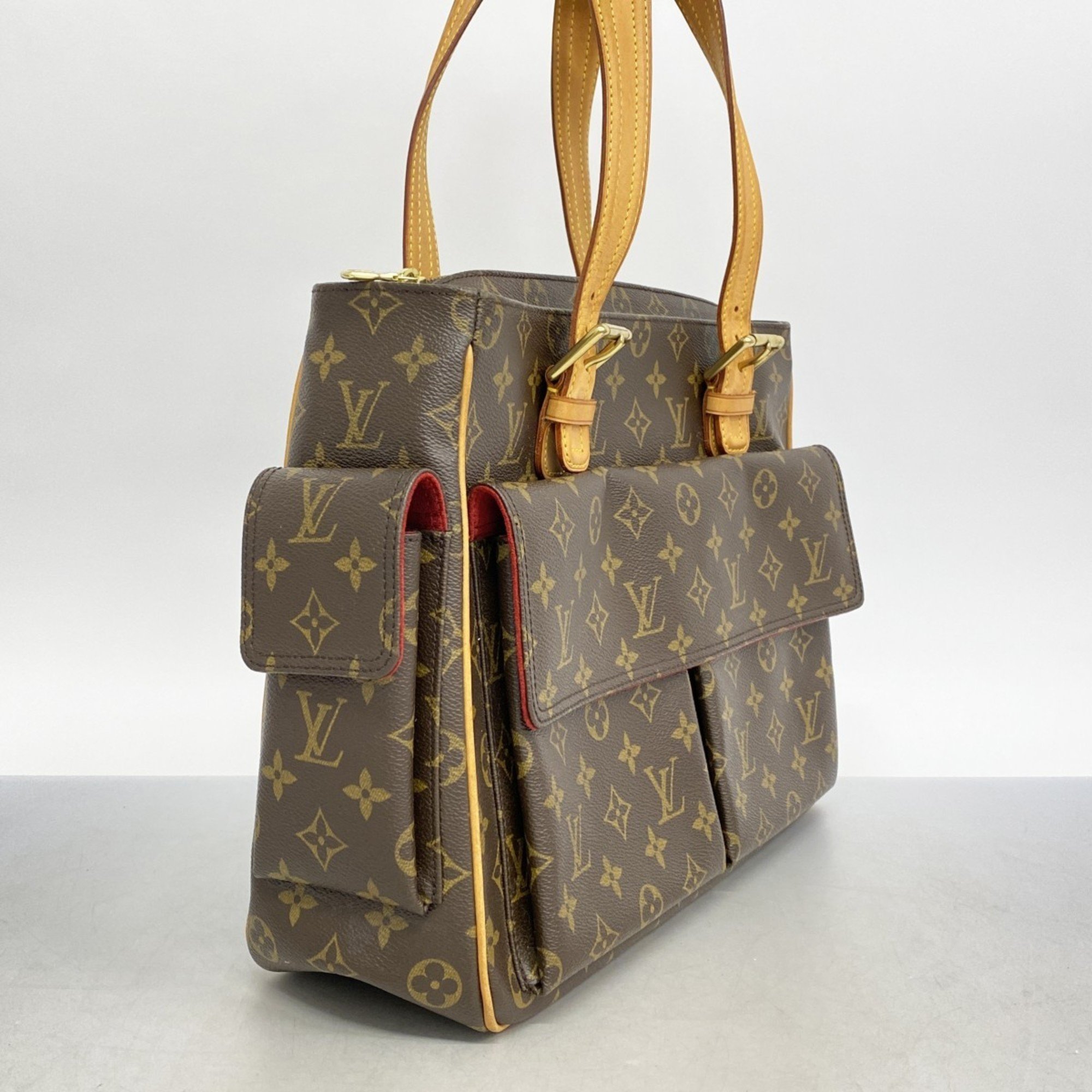 Louis Vuitton Tote Bag Monogram Multiplicite M51162 Brown Ladies