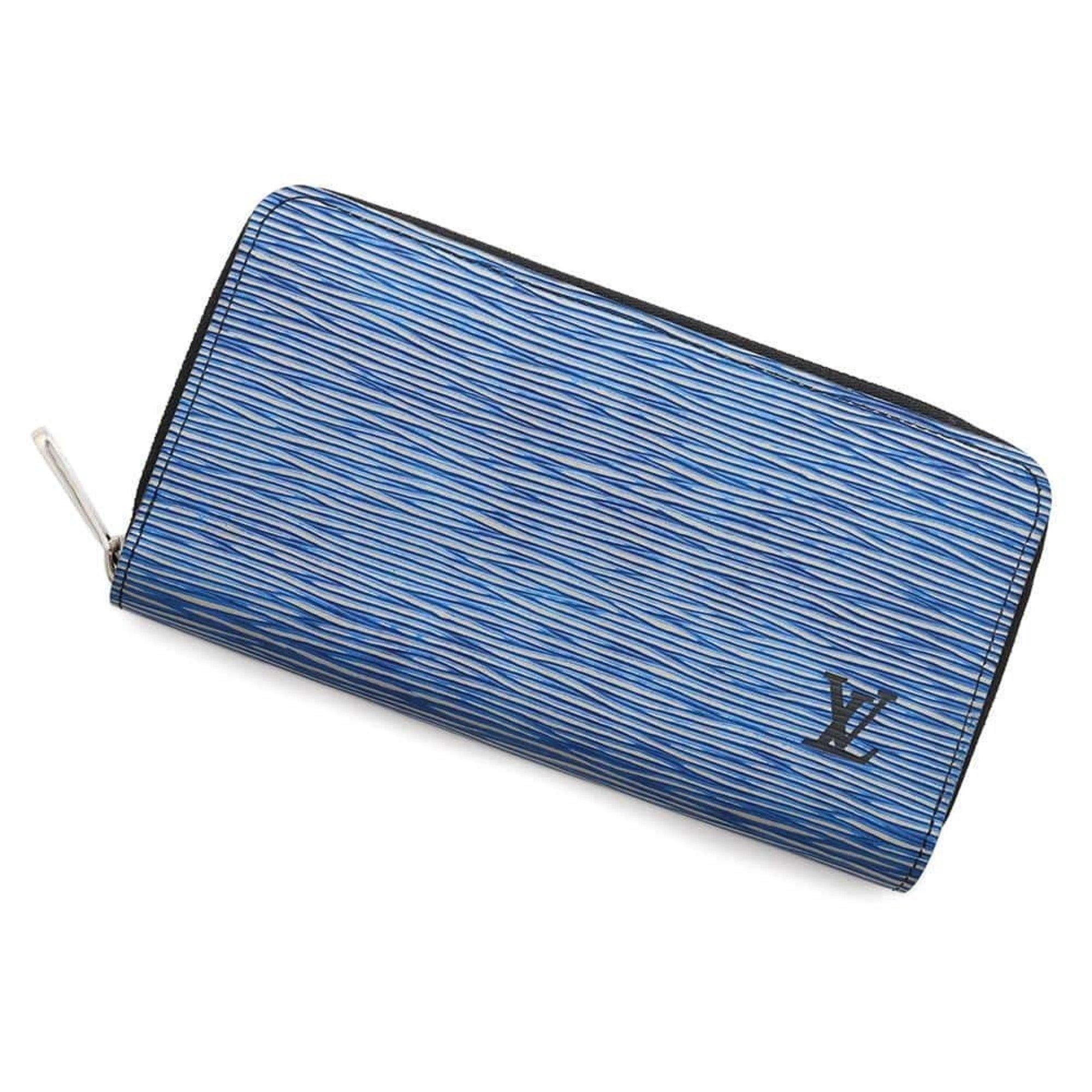 Louis Vuitton Long Wallet Epi Denim Zippy M61862 LOUIS VUITTON Round