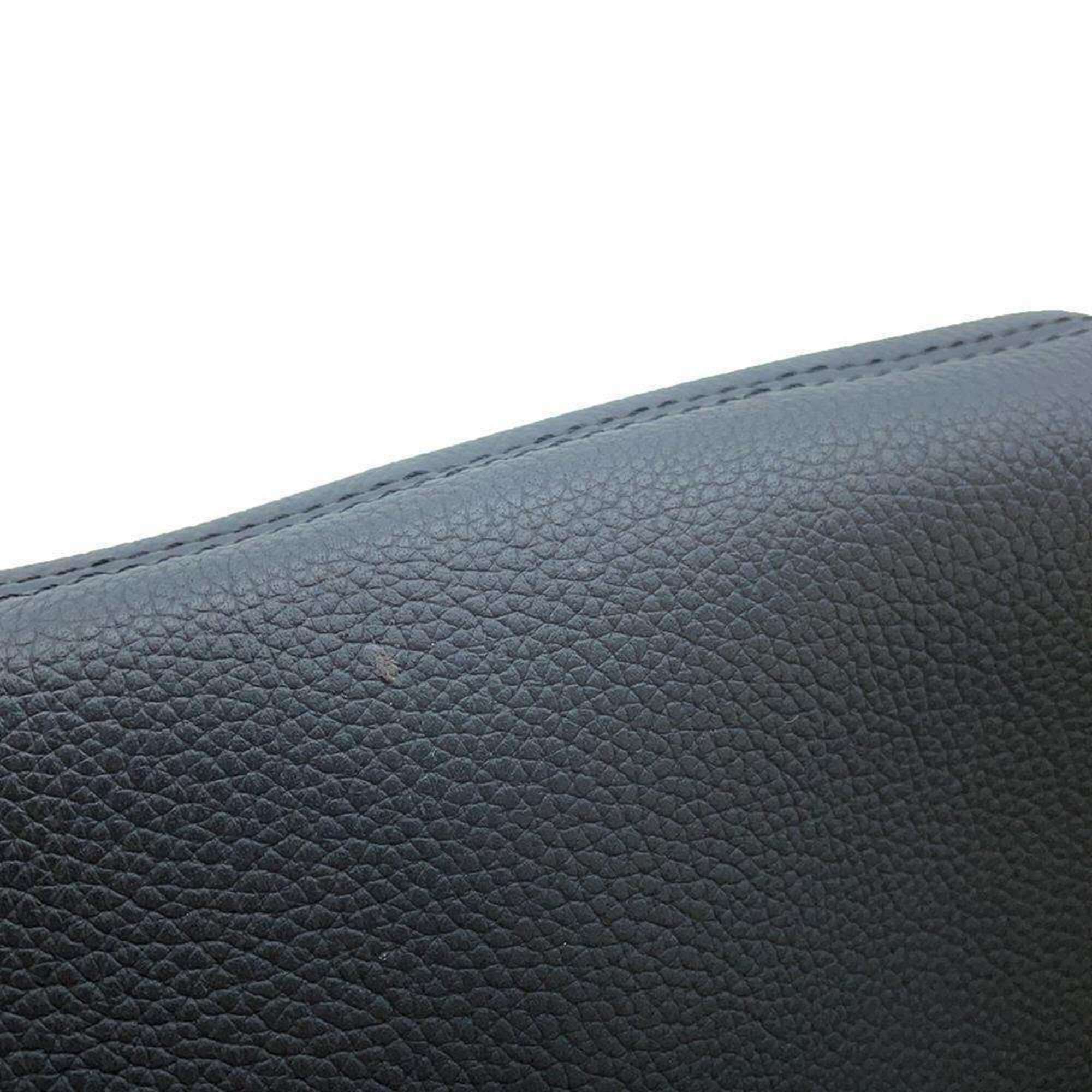 Louis Vuitton Clutch Bag Grain Leather Pochette IPAD M69837 LOUIS VUITTON Pouch Black Men's