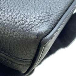 Louis Vuitton Clutch Bag Grain Leather Pochette IPAD M69837 LOUIS VUITTON Pouch Black Men's