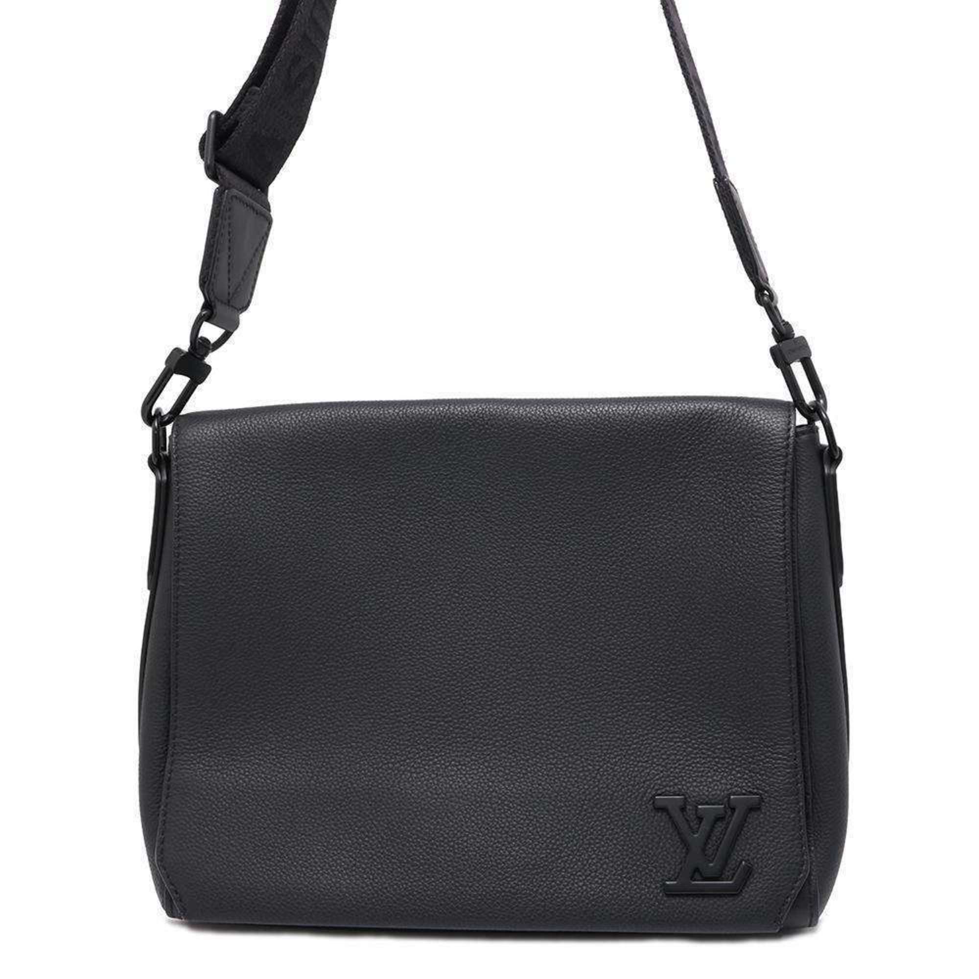 Louis Vuitton Shoulder Bag Take Off Calf Leather M57080 Black