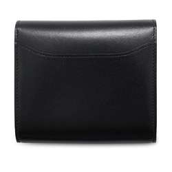 Hermes Wallet Constance Compact Black Tadelakt O Stamp HERMES