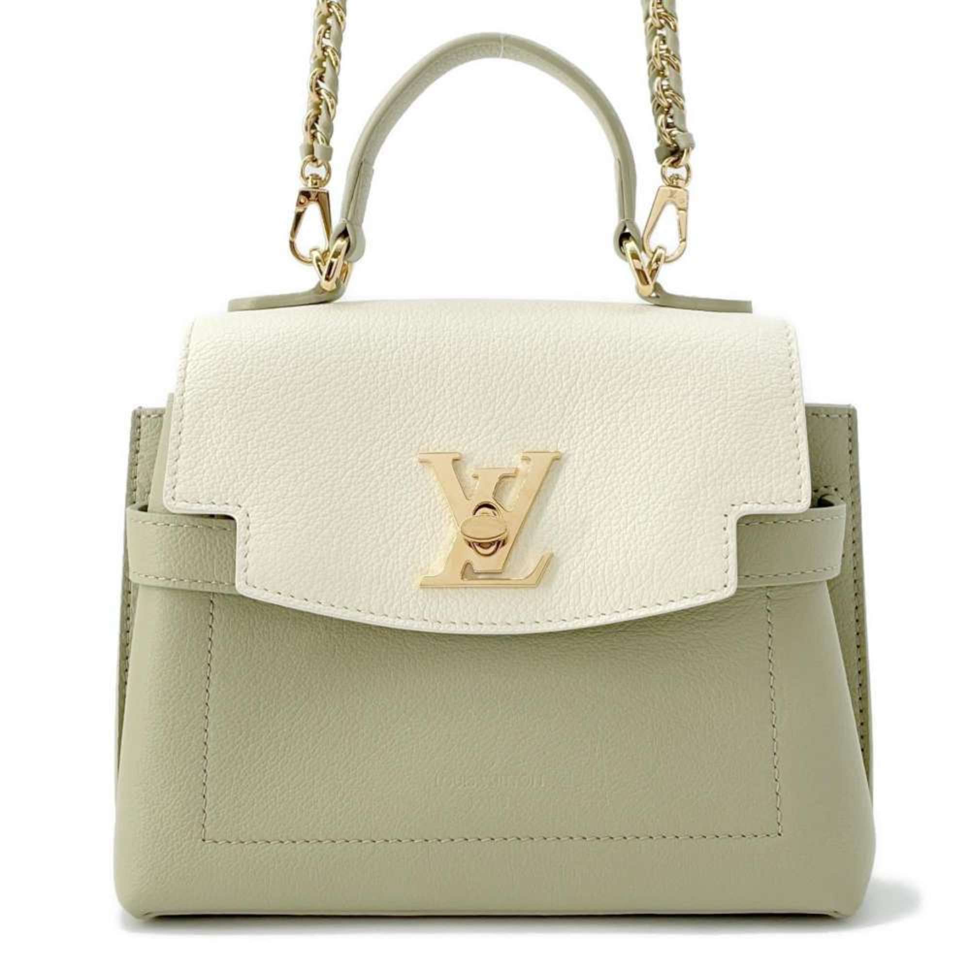 Louis Vuitton Handbag Grained Calf Leather Rock Me Ever MINI M23075 LOUIS VUITTON 2way White