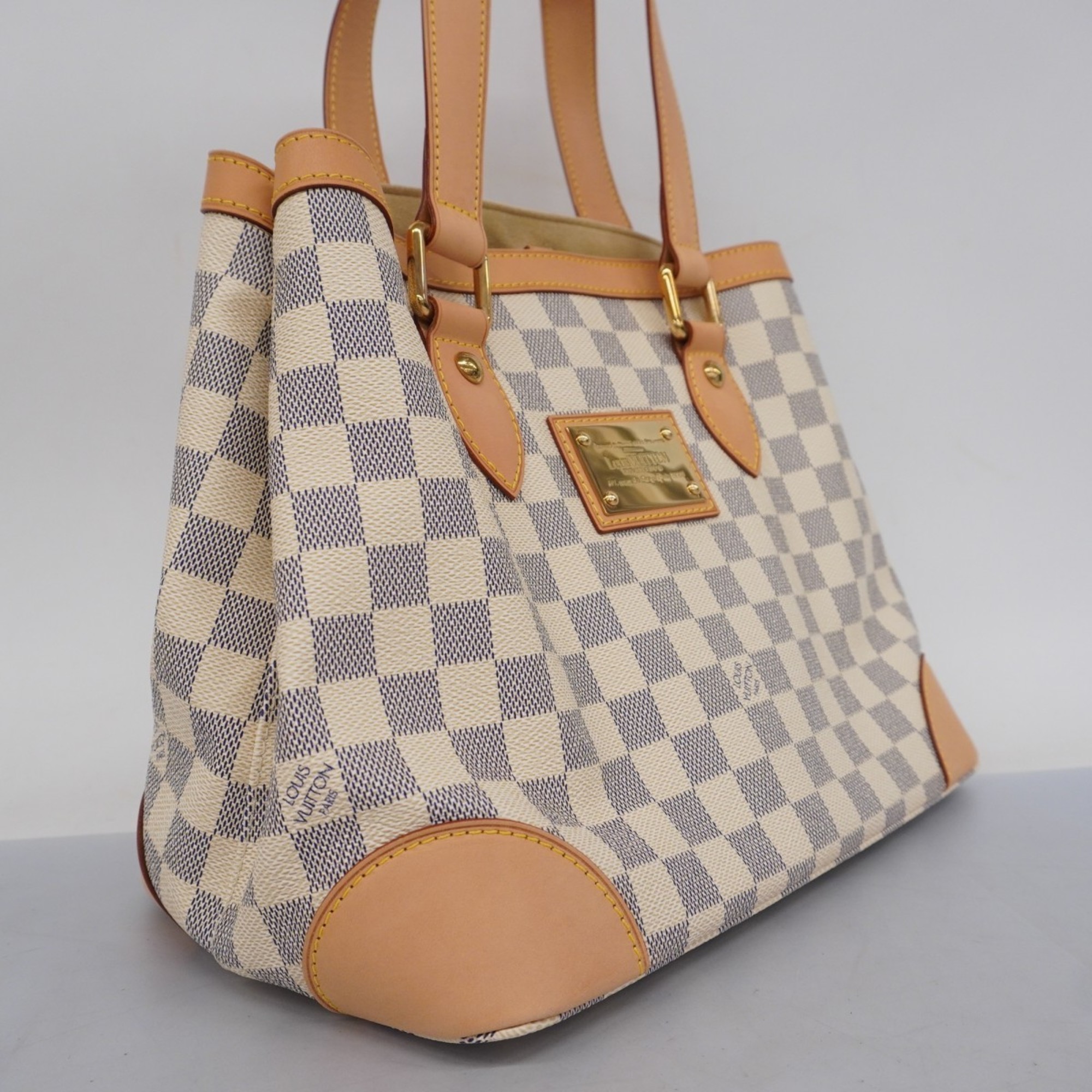 Louis Vuitton Tote Bag Damier Azur Hampstead PM N51207 White Women's