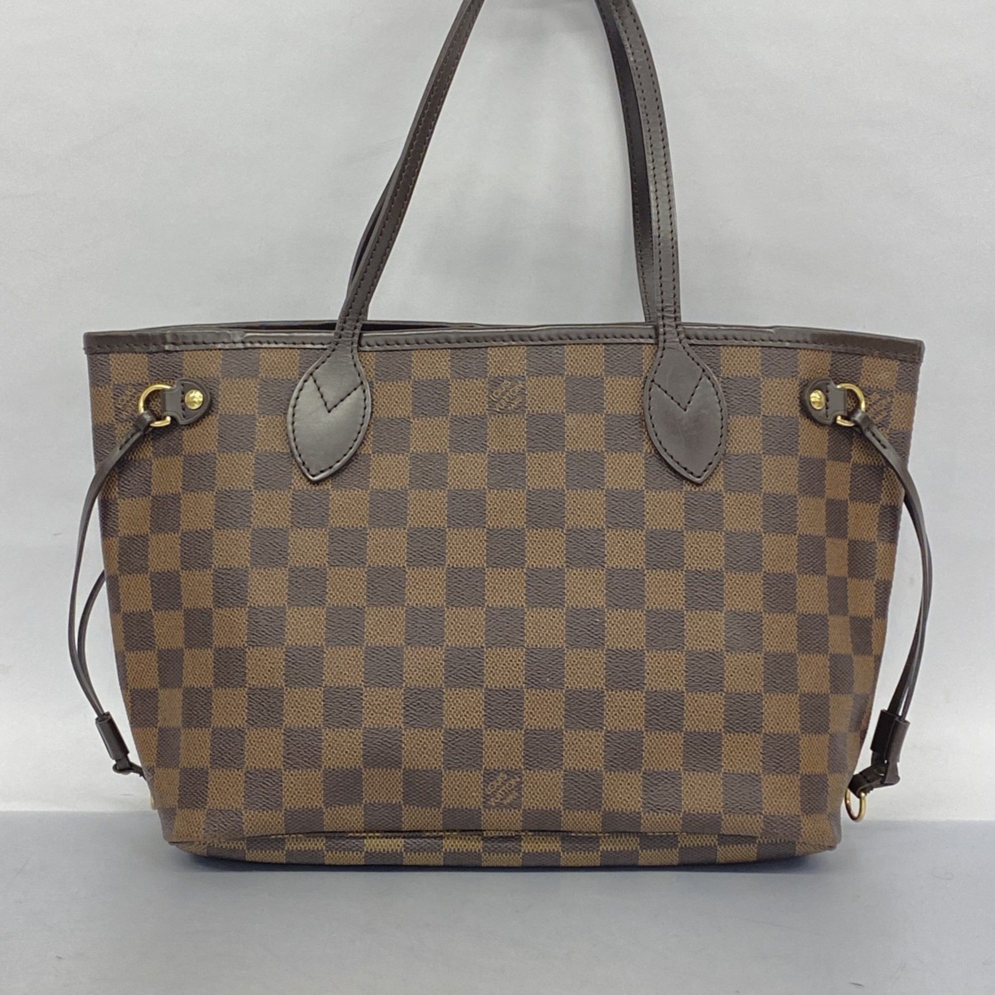 Louis Vuitton Tote Bag Damier Neverfull PM N51109 Ebene Women's