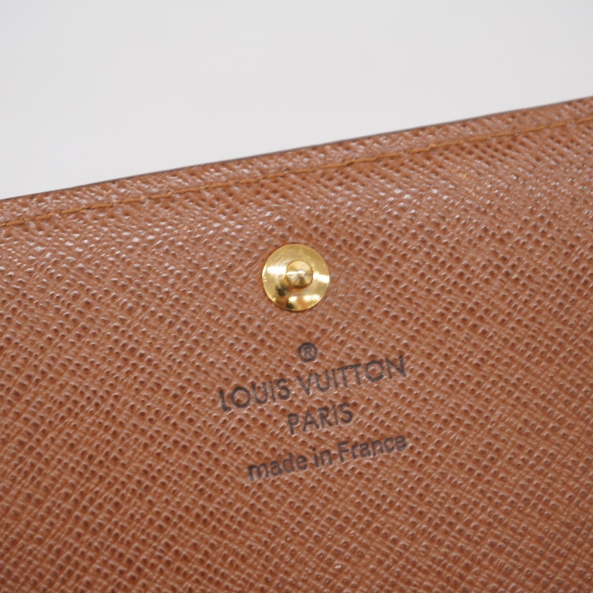 Louis Vuitton Wallet Monogram Portefeuille Tresor M61736 Brown Men's Women's