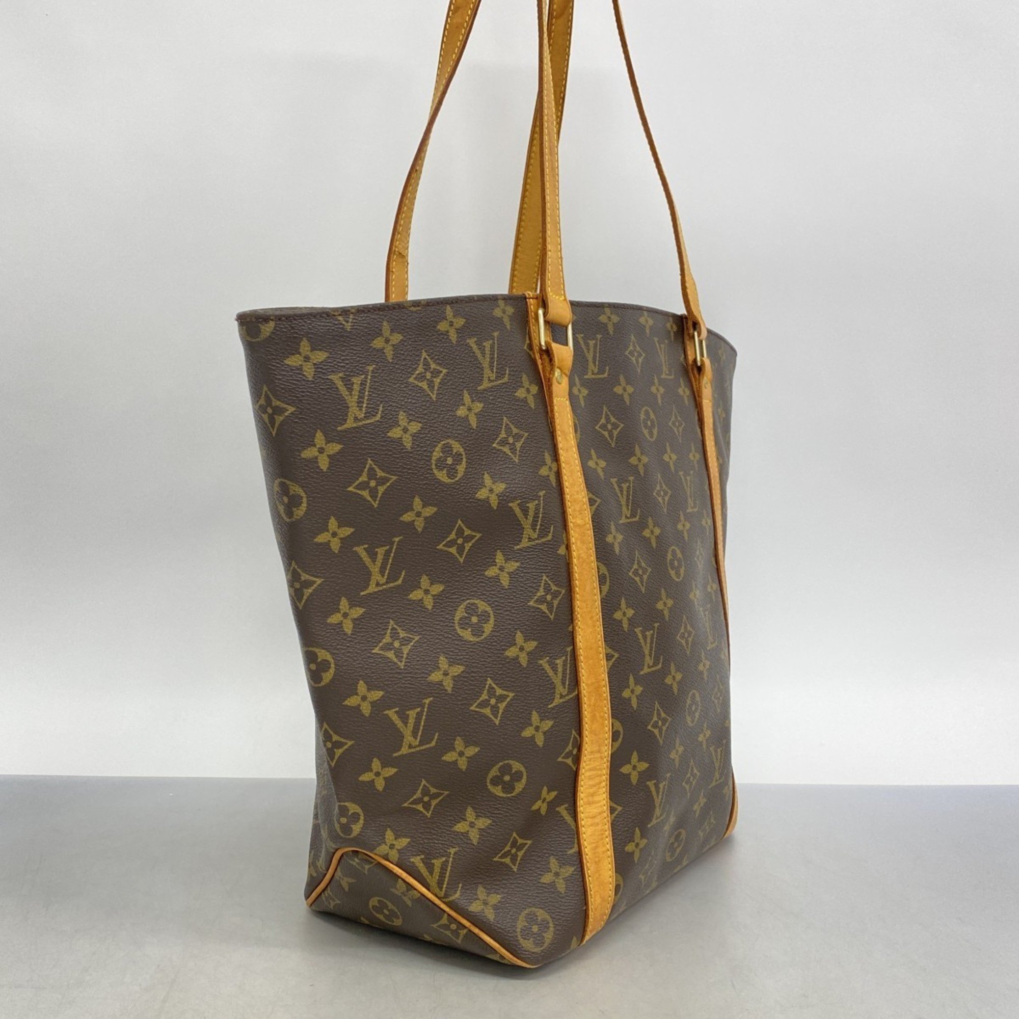 Louis Vuitton Shoulder Bag Monogram Sac M51108 Brown Ladies