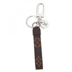 Louis Vuitton Keychain Monogram Porte Cle Dragonne M77165 Brown Men's