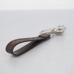 Louis Vuitton Keychain Monogram Porte Cle Dragonne M77165 Brown Men's