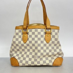 Louis Vuitton Tote Bag Damier Azur Hampstead PM N51207 White Women's