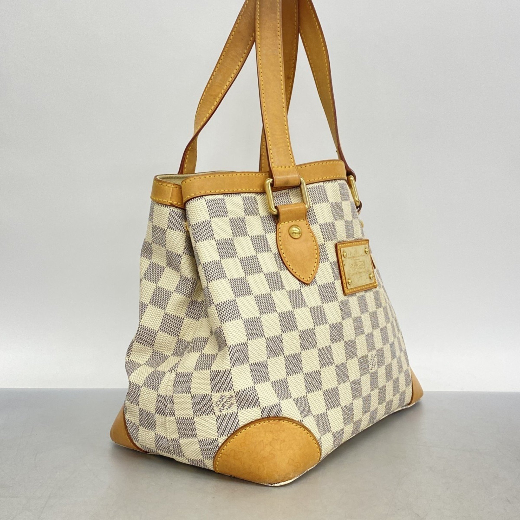 Louis Vuitton Tote Bag Damier Azur Hampstead PM N51207 White Women's