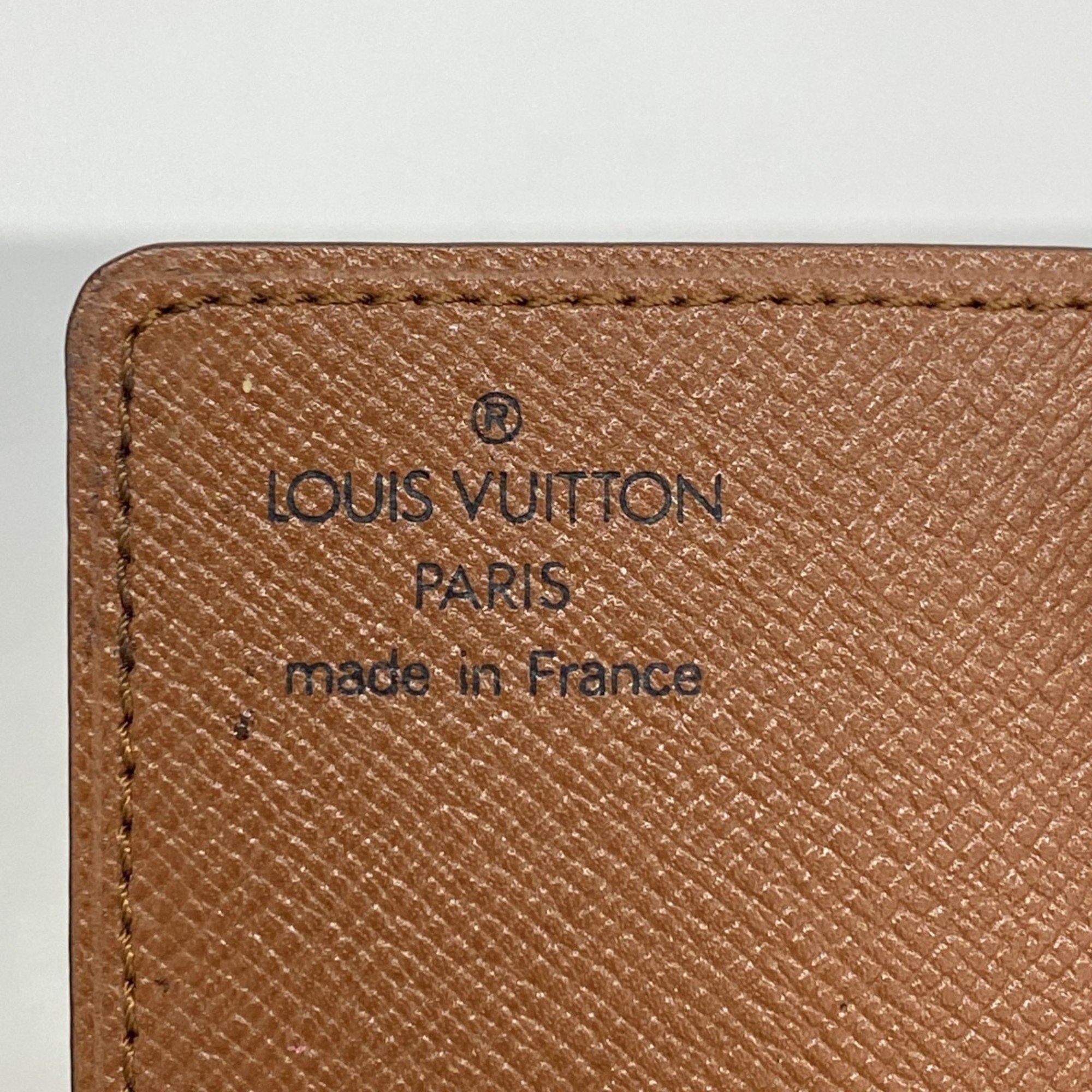 Louis Vuitton Business Card Holder/Card Case Monogram Porte Carte Credit Pression M60937 Brown Men's Women's