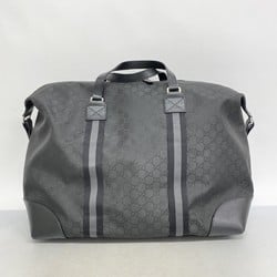 Gucci Boston Bag GG Nylon 449180 Black Men's Women's