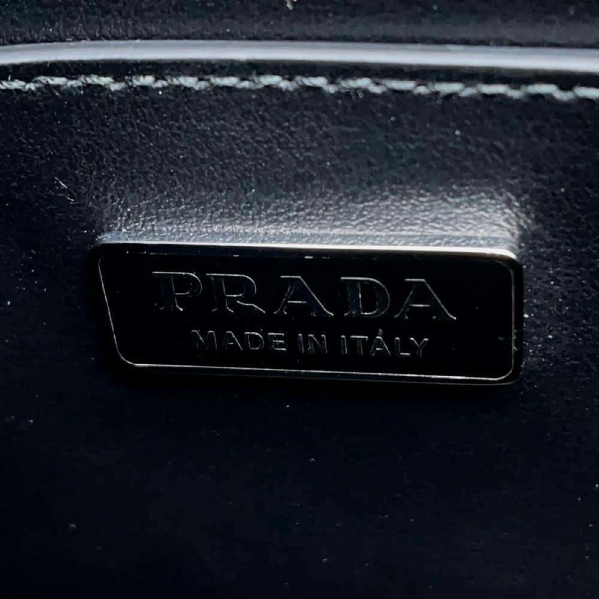 Prada Shoulder Bag Saffiano Leather 2VD061 PRADA White