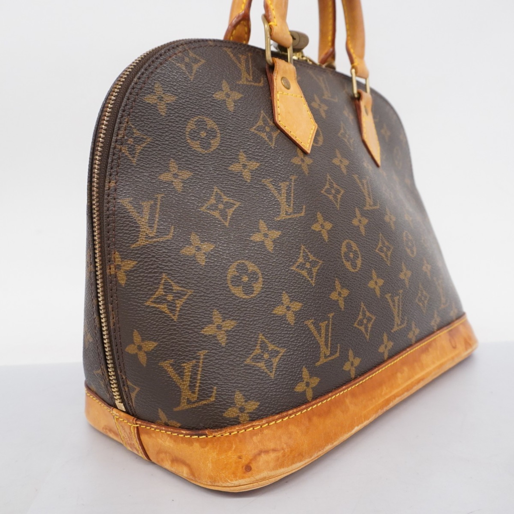 Louis Vuitton handbag Monogram Alma M51130 brown ladies