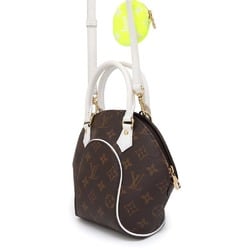 Louis Vuitton Handbag Monogram LV Match Ellipse BB M20752 LOUIS VUITTON Shoulder Bag White