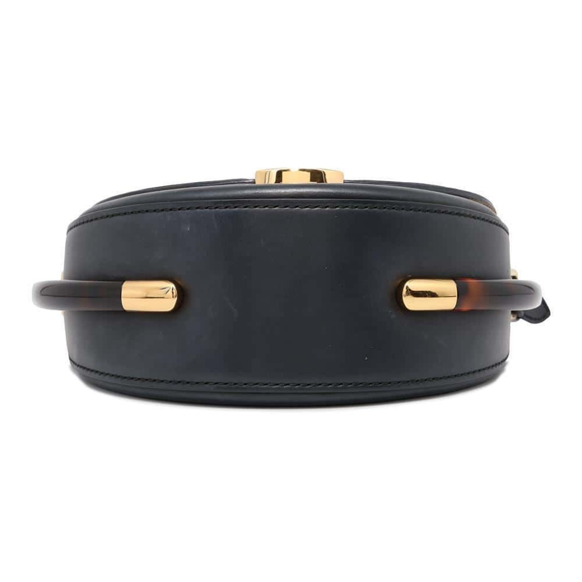 Fendi Shoulder Bag Moonlight Leather 8BT346 FENDI Black