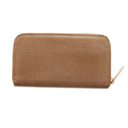 Fendi Long Wallet Round Zip Leather 8M0024 FENDI Gold