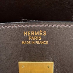 Hermes Birkin 35 Handbag Ebène Box Calf Vibrato G Stamp