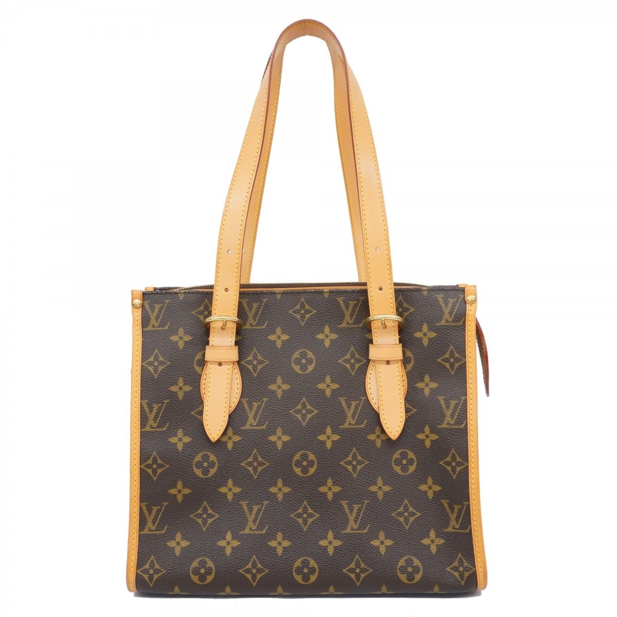 Louis Vuitton Tote Bag Monogram Popincourt M40007 Brown Ladies