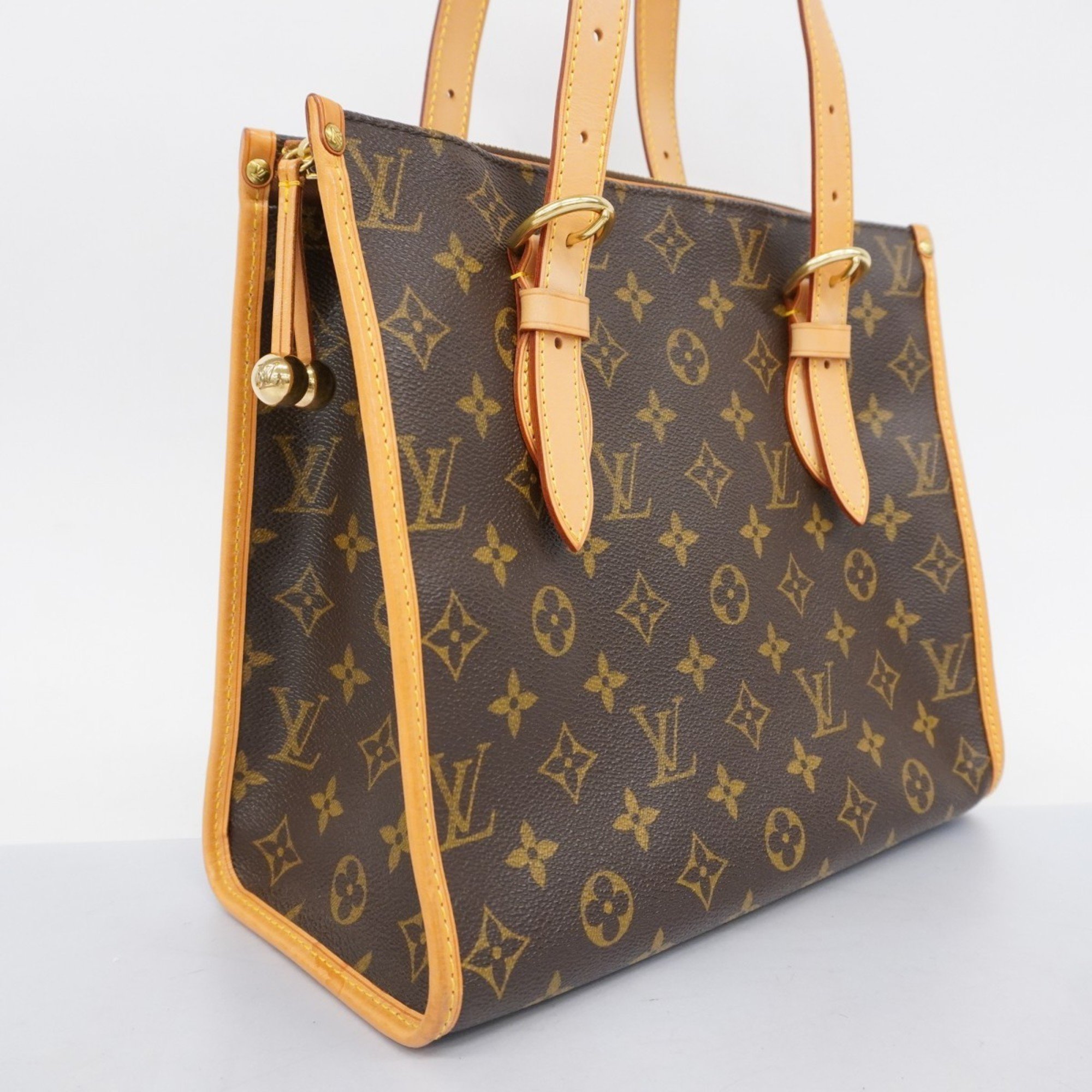 Louis Vuitton Tote Bag Monogram Popincourt M40007 Brown Ladies