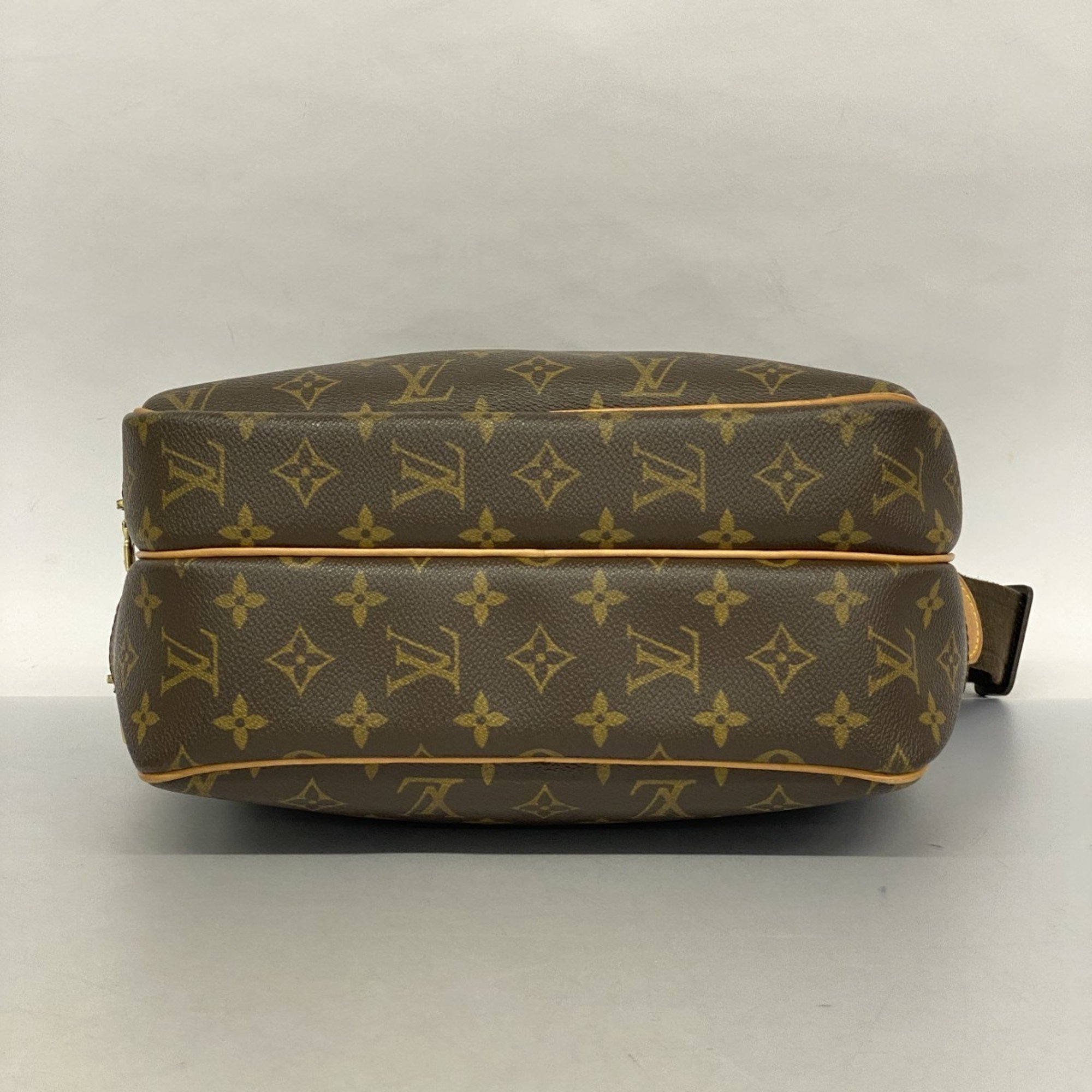 Louis Vuitton Shoulder Bag Monogram Reporter PM M45254 Brown Ladies