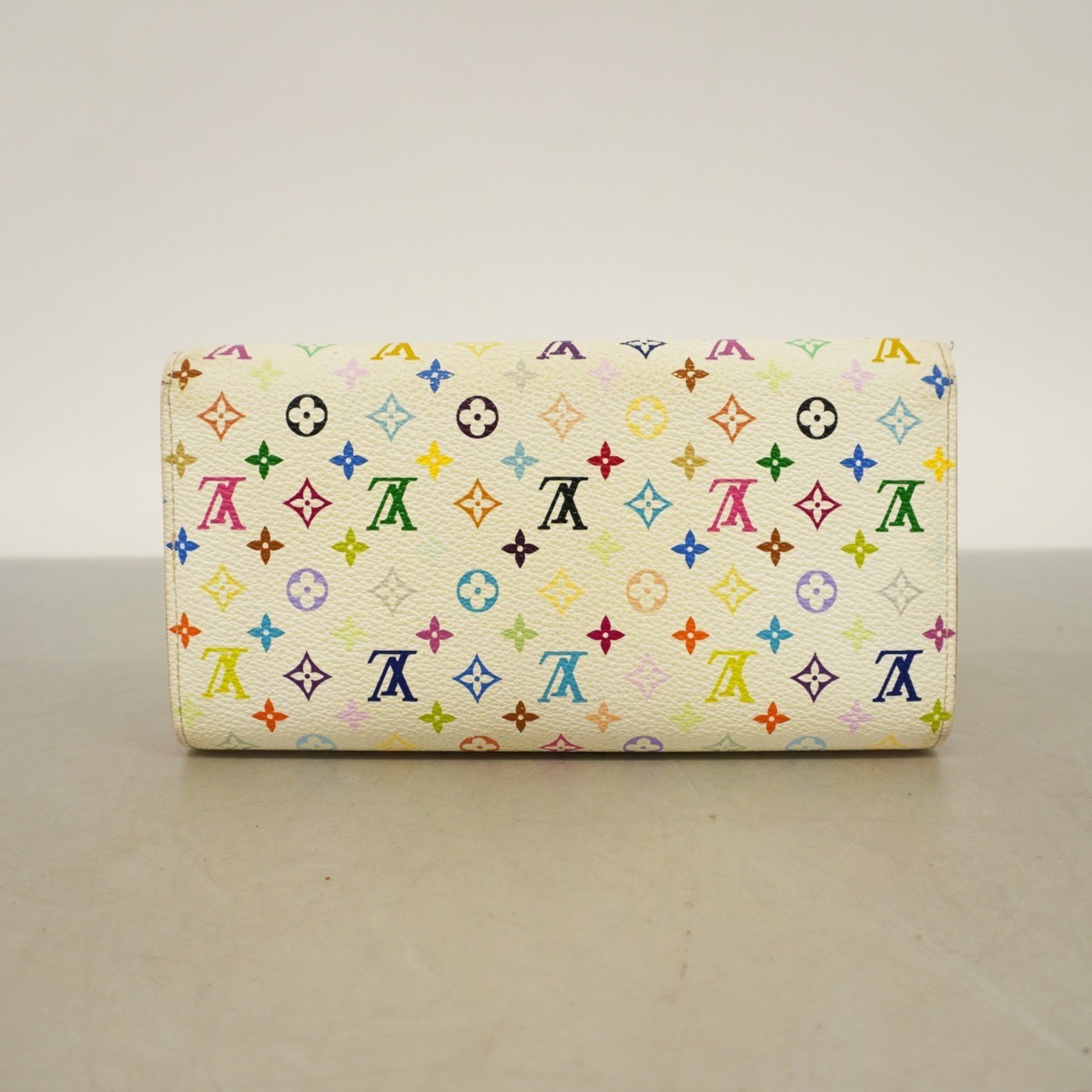 Louis Vuitton Long Wallet Monogram Multicolor Portefeuille Sarah M93744 Bron Rich Ladies