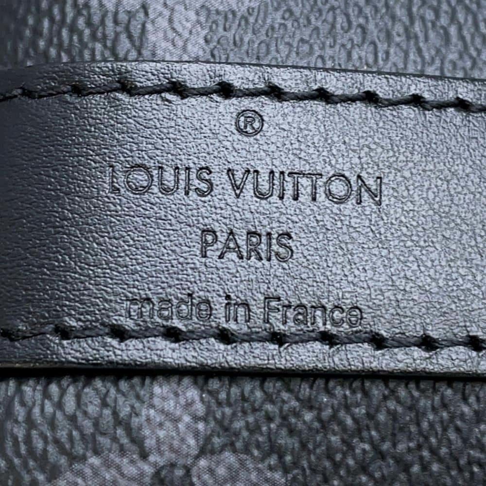 Louis Vuitton Boston Bag Monogram Eclipse Reverse Keepall Bandouliere 50 M45392 2way Shoulder Black