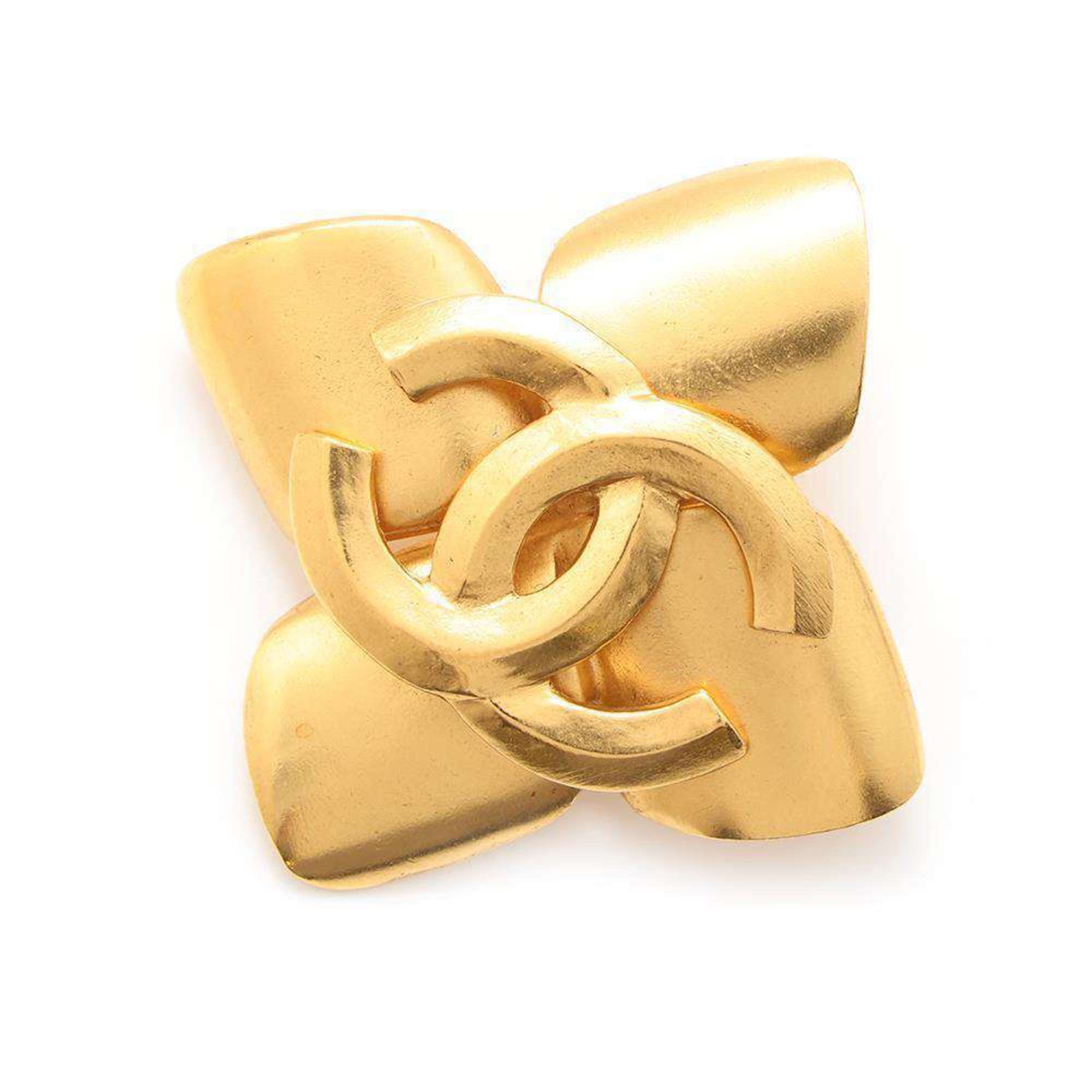 Chanel Brooch Coco Mark Metal 96P CHANEL