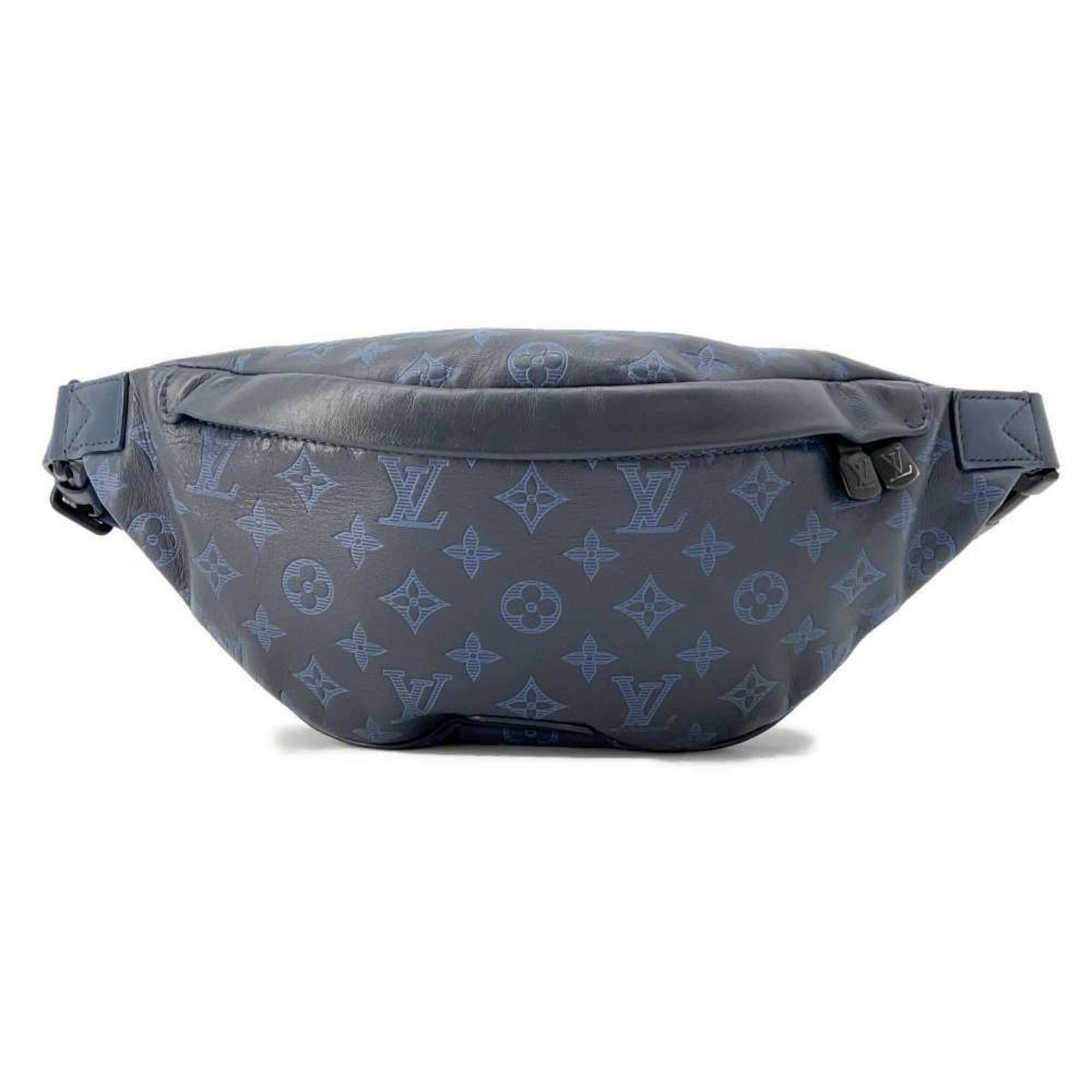 Louis Vuitton Body Bag Monogram Shadow Discovery Bum PM M45729 LOUIS VUITTON Waist Pouch Men's