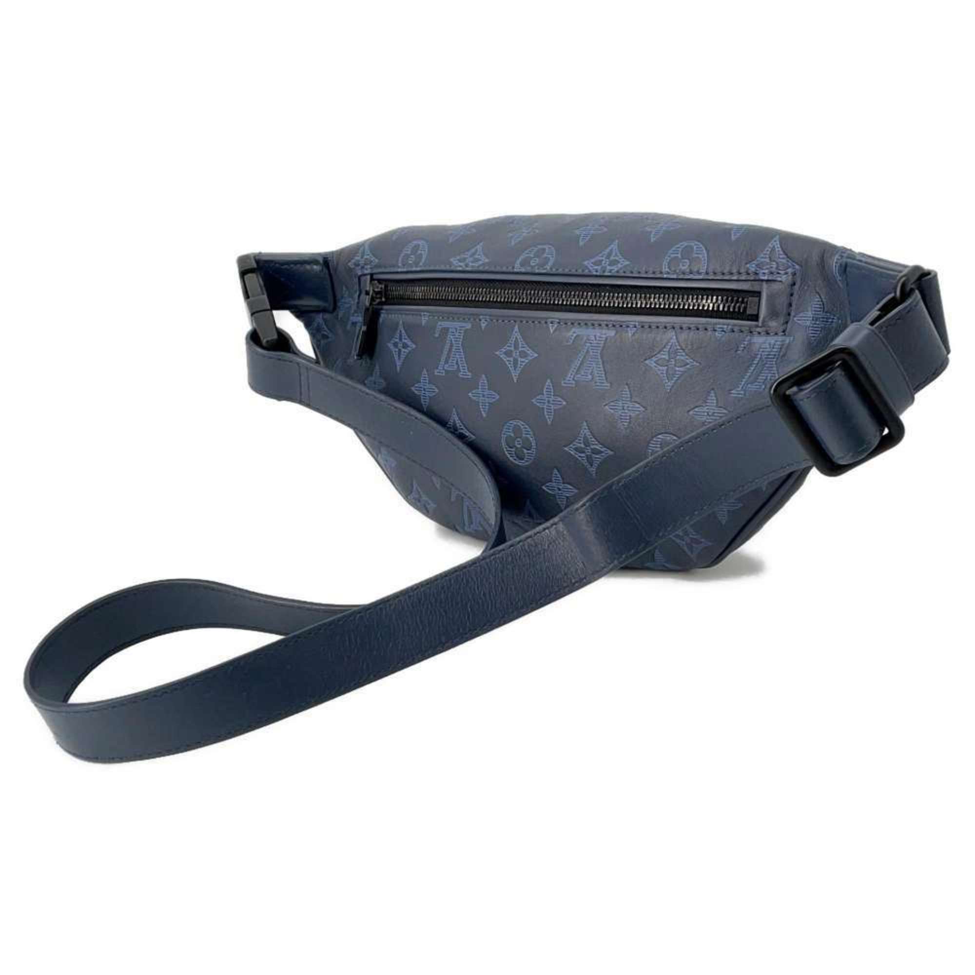 Louis Vuitton Body Bag Monogram Shadow Discovery Bum PM M45729 LOUIS VUITTON Waist Pouch Men's