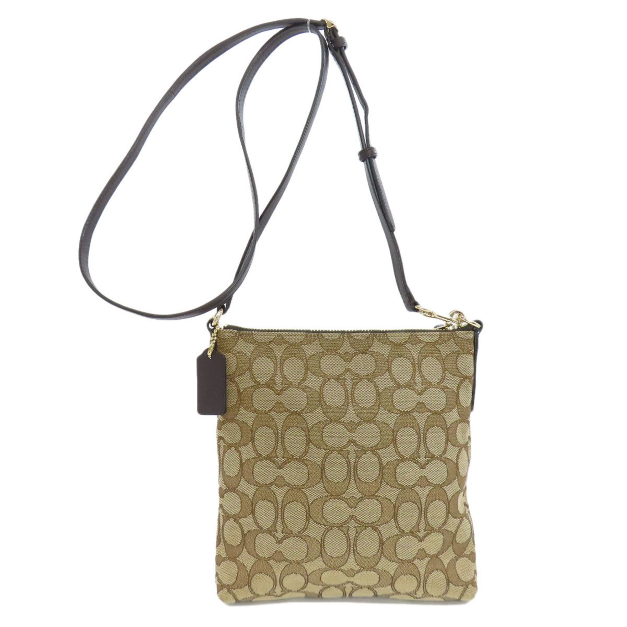 Coach 52576 Signature Shoulder Bag Canvas Women's COACH