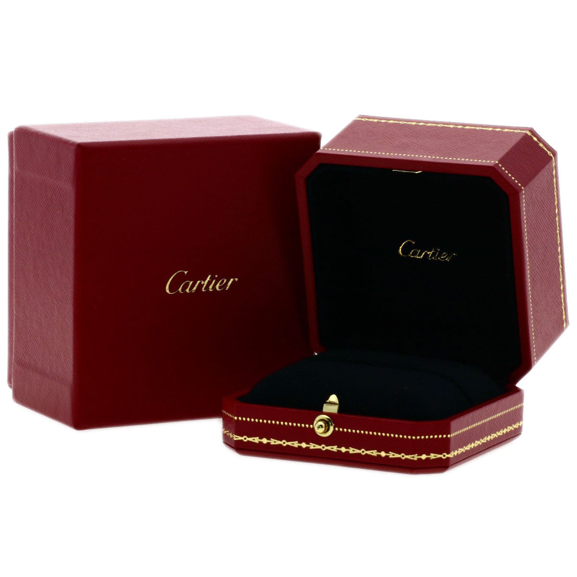 Cartier Juste un Cle Diamond #47 Ring, K18 Pink Gold, Women's, CARTIER