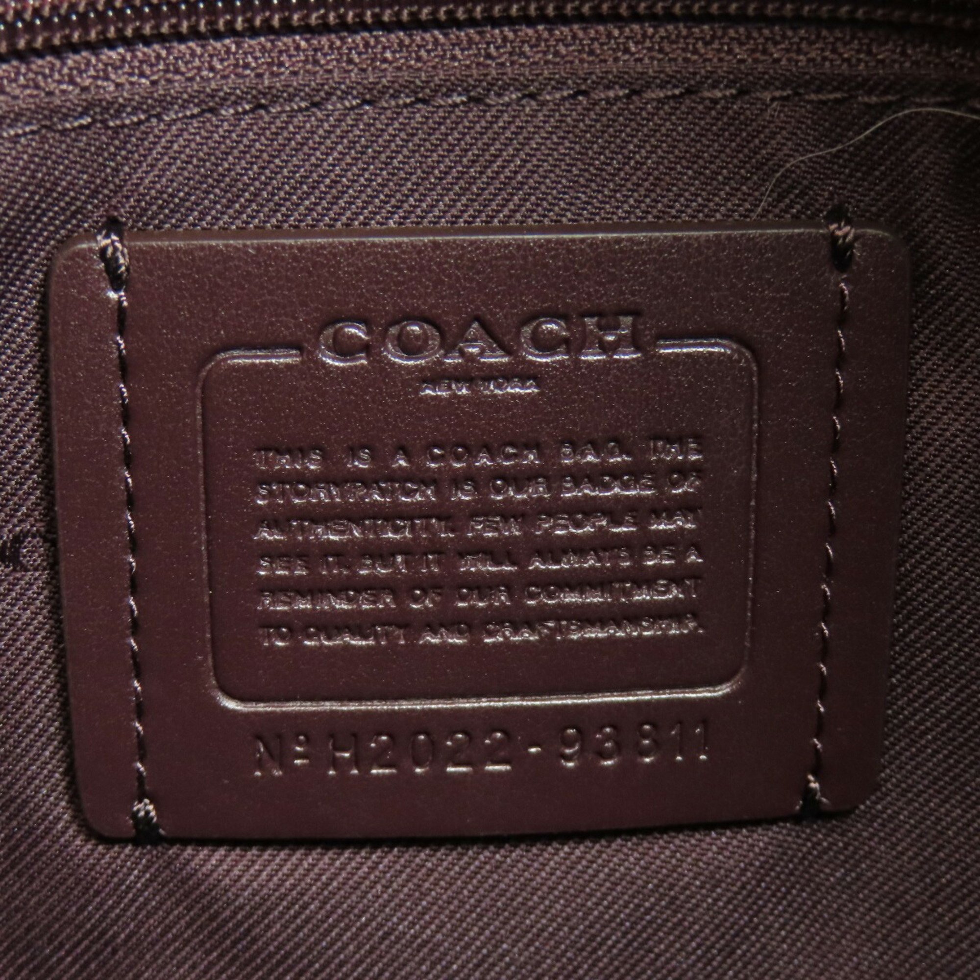 Coach 93811 Shoulder Bag Leather Women's COACH