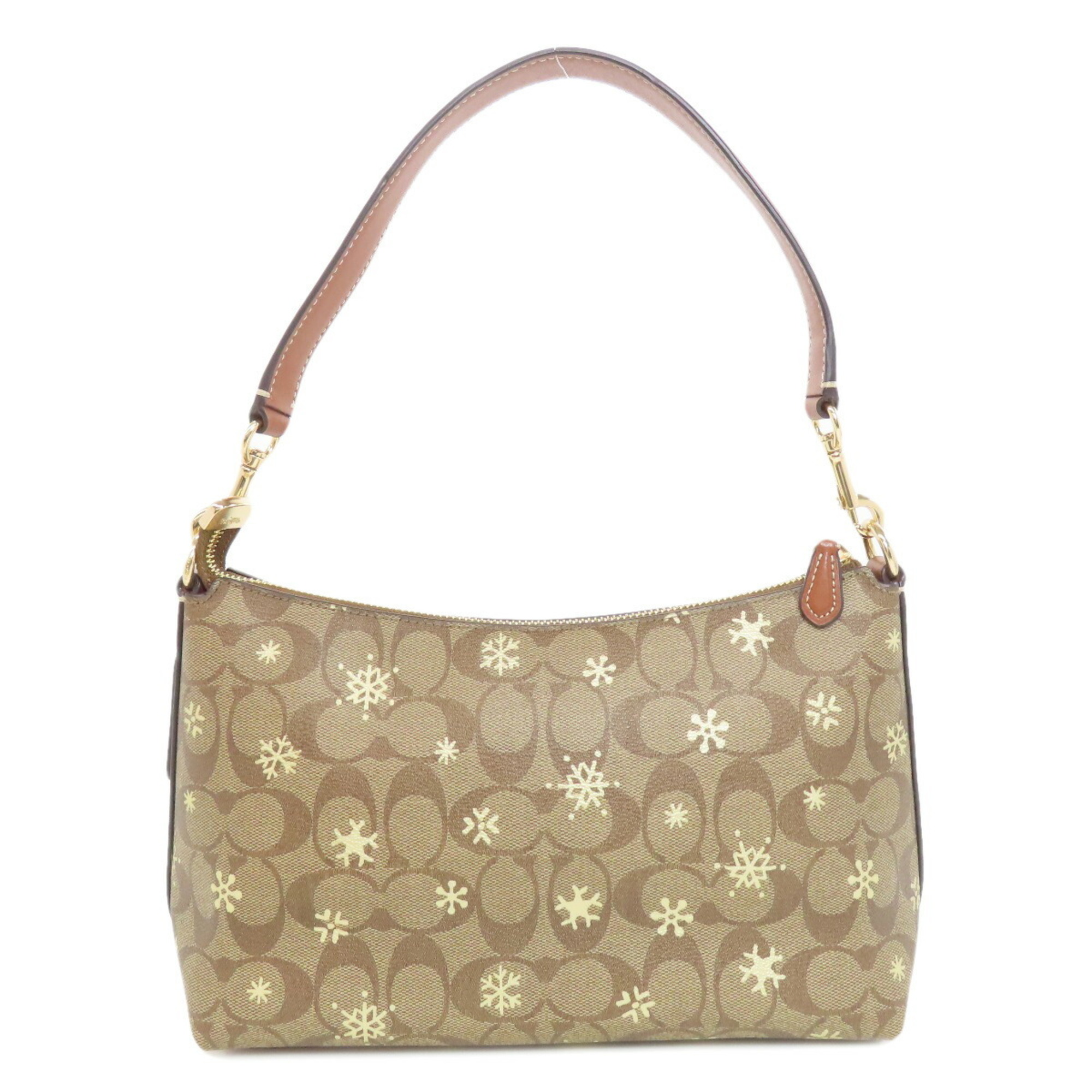 Coach CE586 Clara Snowflake Signature Handbag for Women COACH