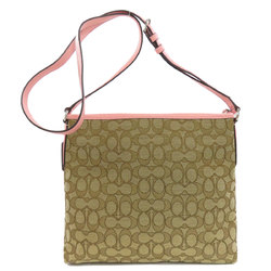 Coach F58285 Signature Shoulder Bag Canvas Women's COACH