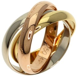 Cartier Trinity #49 Ring, K18 Yellow Gold, K18WG, K18PG, Women's, CARTIER