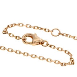 Cartier Love Circle 3P Diamond Ceramic Necklace K18 Pink Gold Women's CARTIER